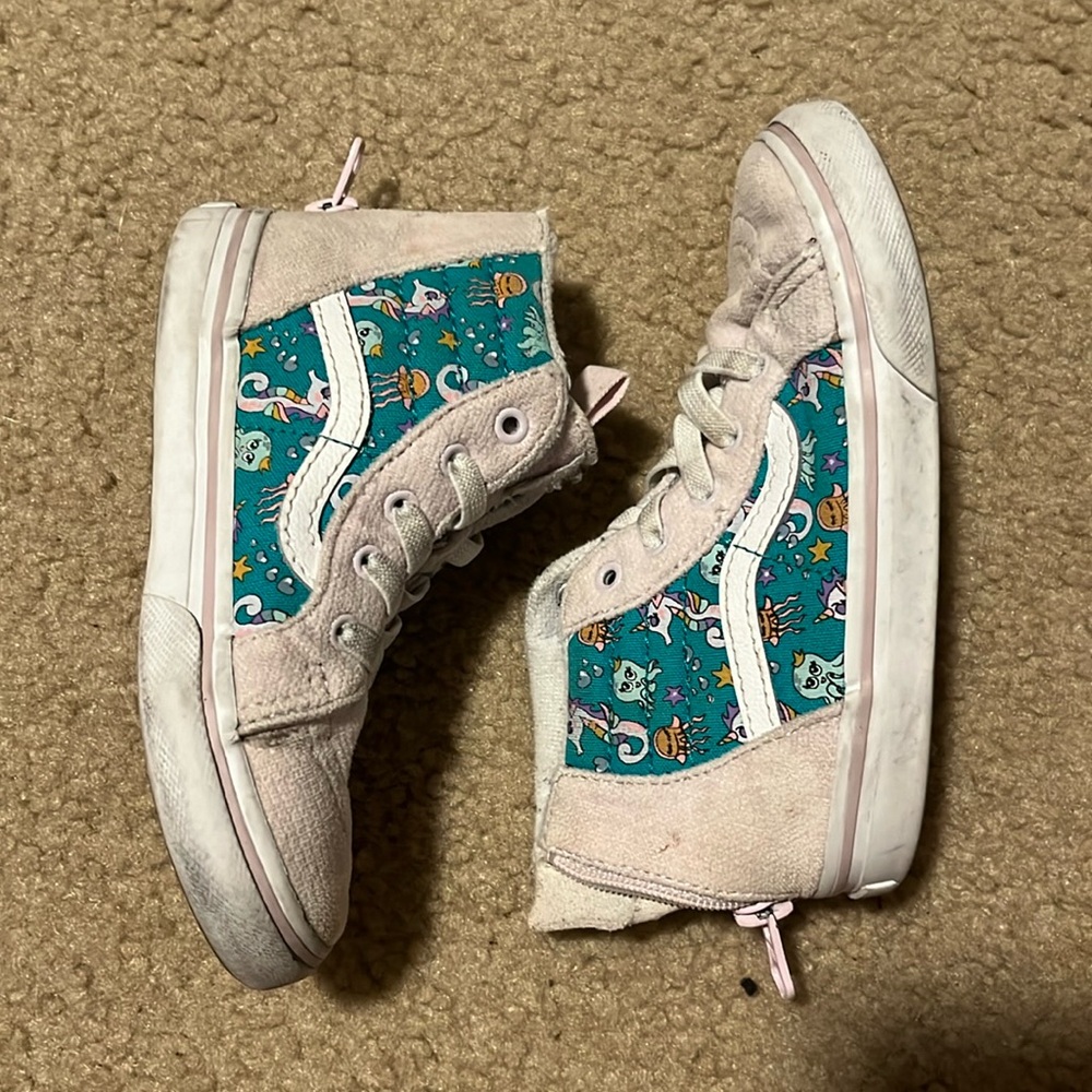toddler no tie sk8 hi vans
